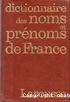 Dictionnaire étymologique étymologique des noms de famille et prénoms de France